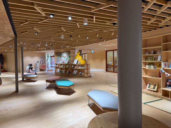 こども園と義務教育学校が接続しており、交流もさかん