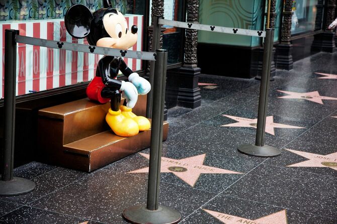 ハリウッド・ウオーク・オブ・フェイムのミッキーマウスの星