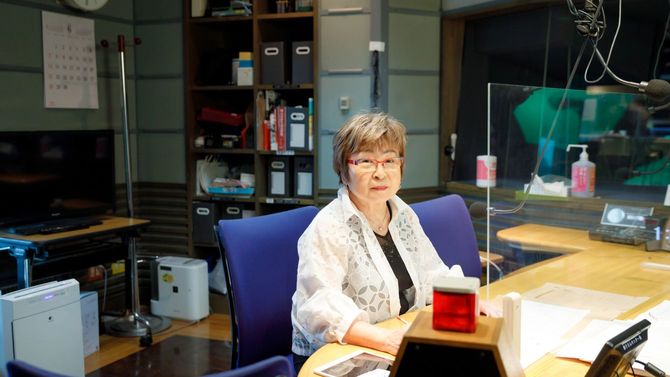 フリーアナウンサーの遠藤泰子さん（76）
