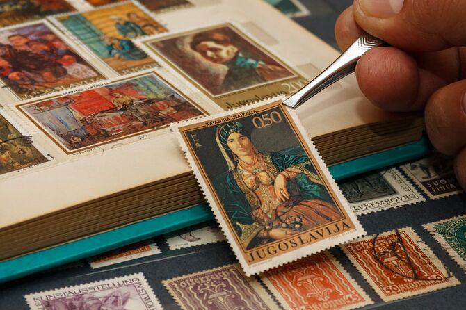 切手コレクション(使用済み、中国切手、世界の切手、ディズニー