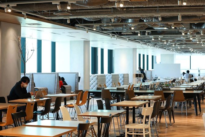 サイバーエージェント社内風景