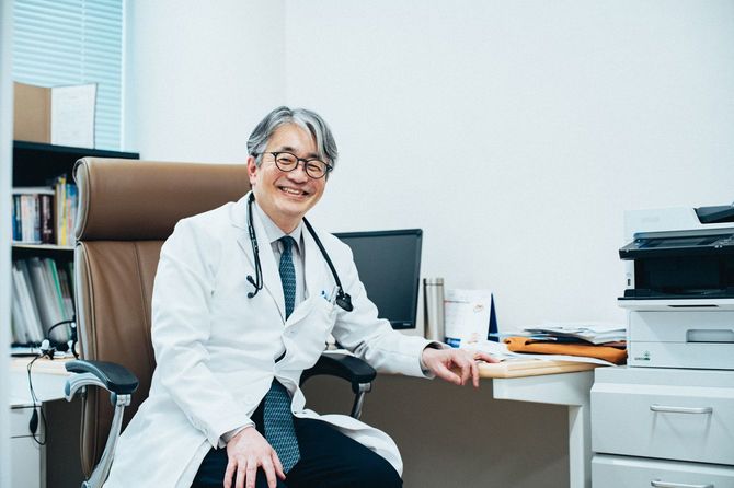 インタビューに答える東京科学大学病院総合診療科の石田岳史教授