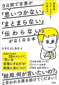 ひきたよしあき『5日間で言葉が「思いつかない」「まとまらない」「伝わらない」がなくなる本』(大和出版)