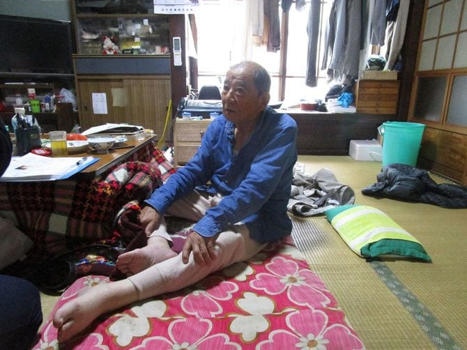 死の直前まで訪問看護を受けていた加悦隆夫さん