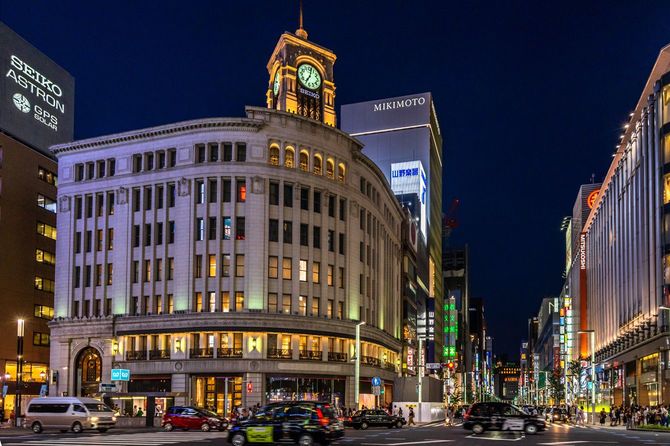 銀座のセイコーハウス銀座（和光本店）