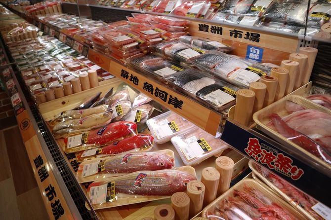 魚介類売り場