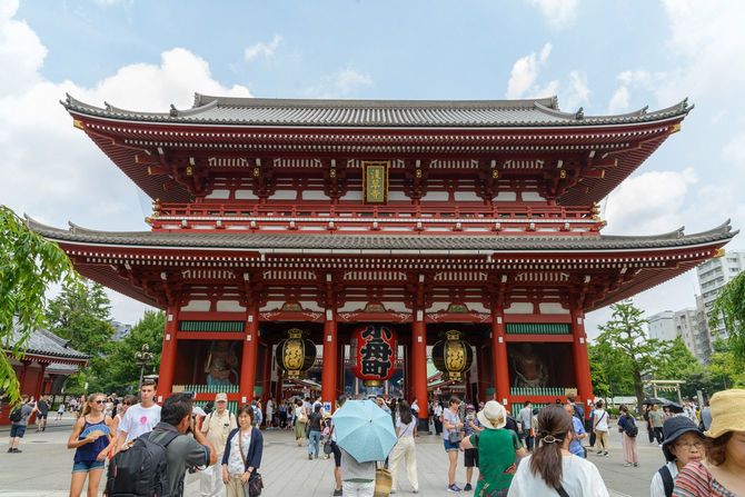 2018年7月の浅草・浅草寺