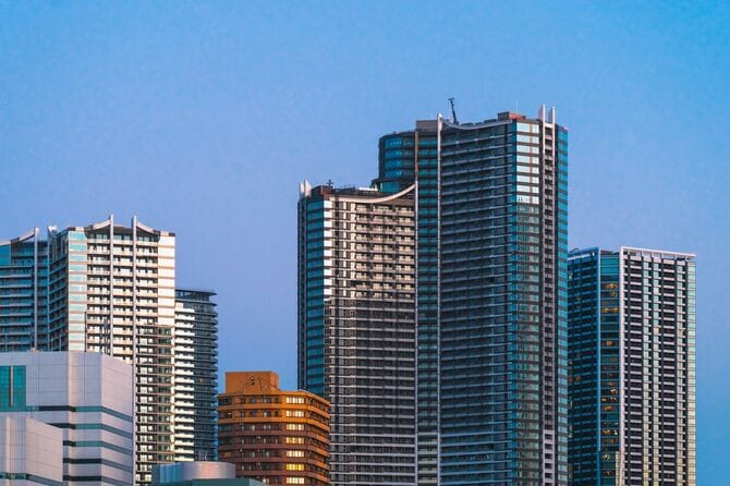 東京都中央区の高層マンショングループ