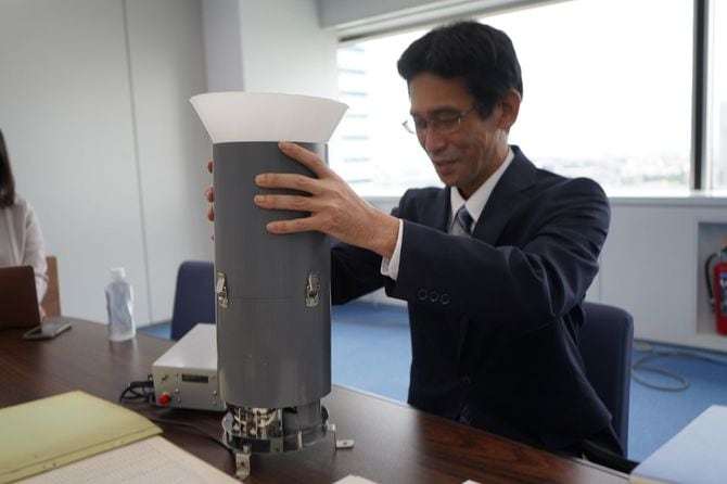 最近自作した雨量計