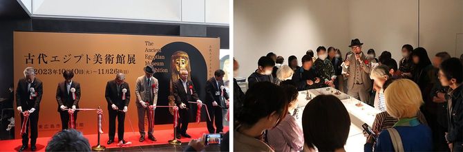 古代エジプト美術を日本に広めようと日々奮闘する菊川さん