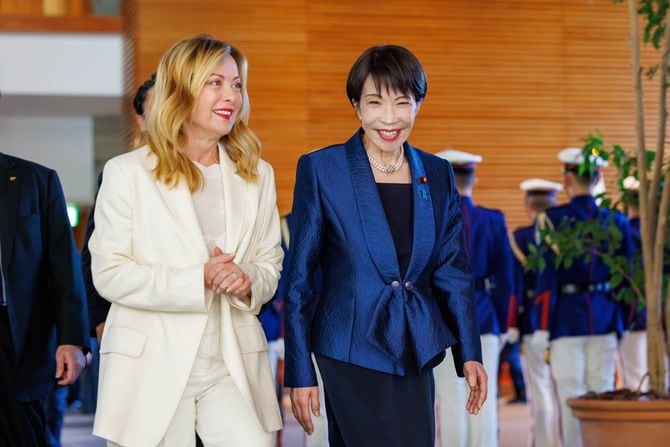 令和8年1月16日、高市総理は、総理大臣官邸でイタリア共和国のジョルジャ・メローニ首相と首脳会談等を行いました