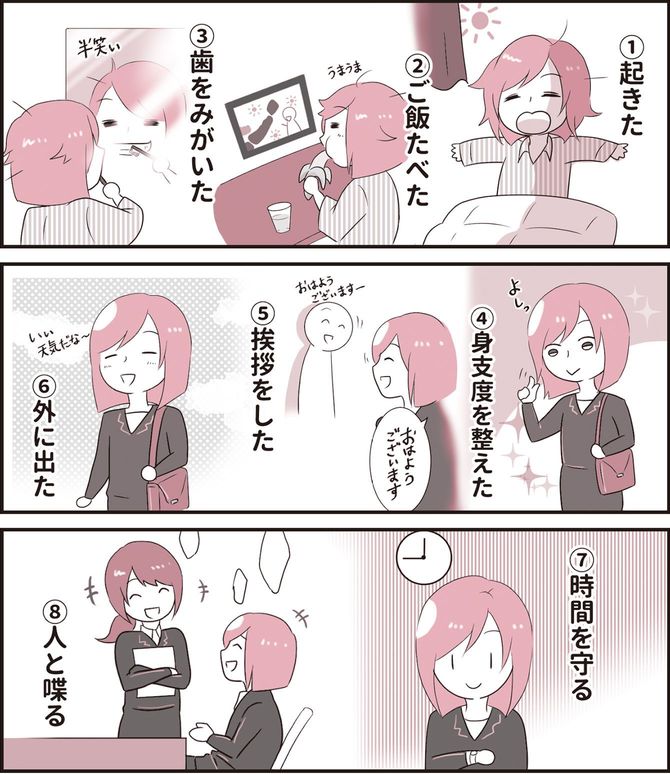 『生き辛いOLですが自己肯定感を高めたら生きるのがラクになりました。』より抜粋したマンガ