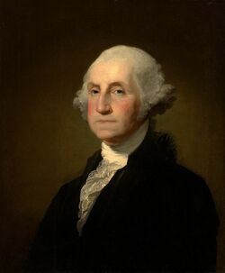 ジョージ・ワシントンの肖像（写真＝CC-PD-Mark／Wikimedia Commons）