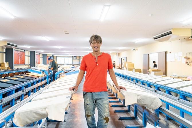 坂口捺染3代目代表の坂口輝光さん