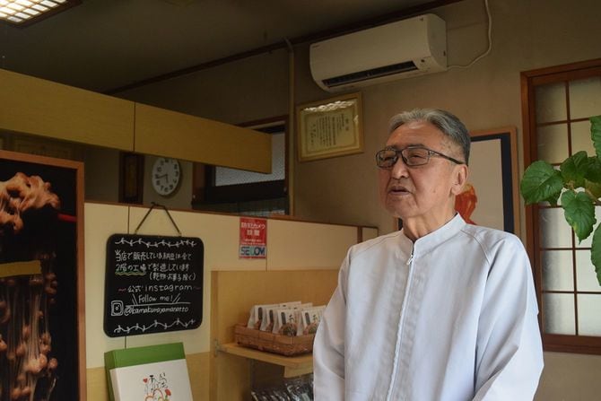 会社の歩みを振り返る野呂さん