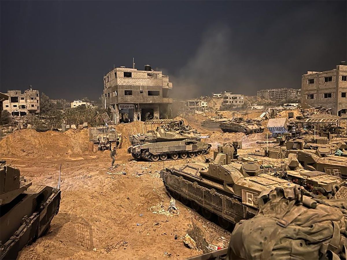 ガザ地区「鉄の剣」戦争における地上作戦中のIDF部隊