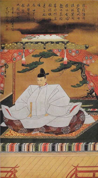 狩野光信・筆　豊臣秀吉画像（南化玄興賛）京都・高台寺蔵