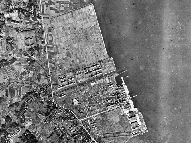 土浦海軍航空隊基地跡（1947年）