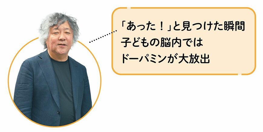 「あった!」と見つけた瞬間 子どもの脳内ではドーパミンが大放出