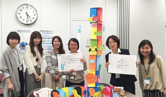 社内で行われたダイバーシティのワークショップにて