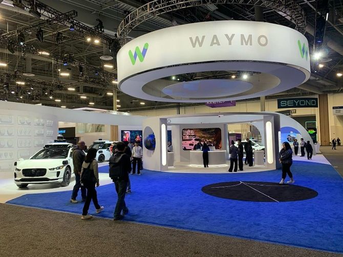 Waymoのブース