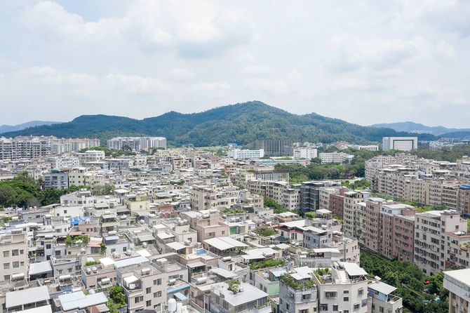 中国の町の風景