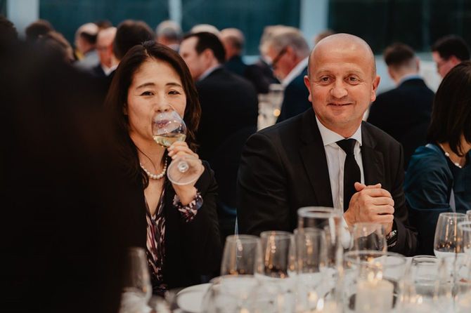 今年シャトーラグランジュで開催されたパーティにて。