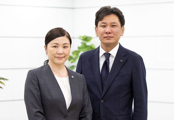 アインホールディングス 小林俊輔氏と鈴木奈々絵氏