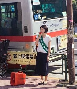 2017年、選挙活動を始めたころの森澤さん。(写真=本人提供)