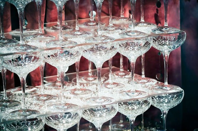 シャンパンタワー