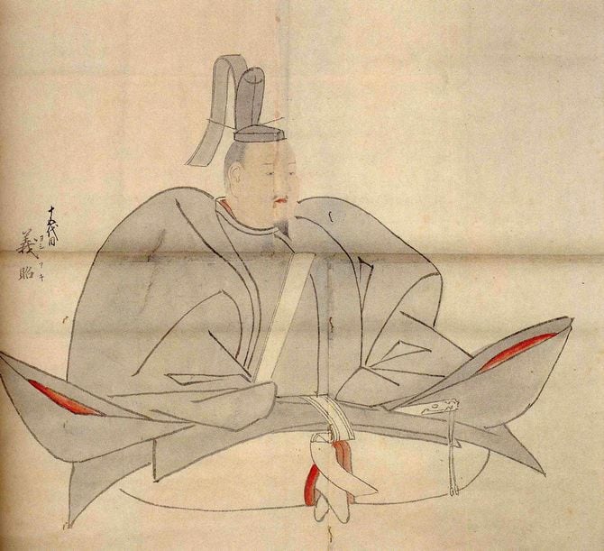 室町幕府最後の将軍・足利義昭の肖像画(模本)、東京大学史料編纂所蔵