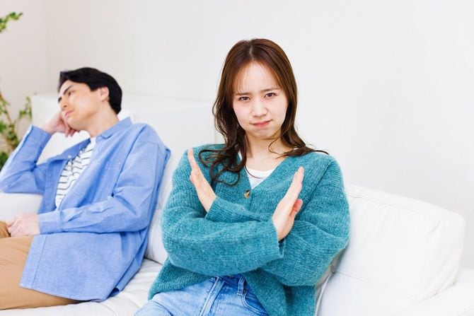 日本人カップルは喧嘩をした