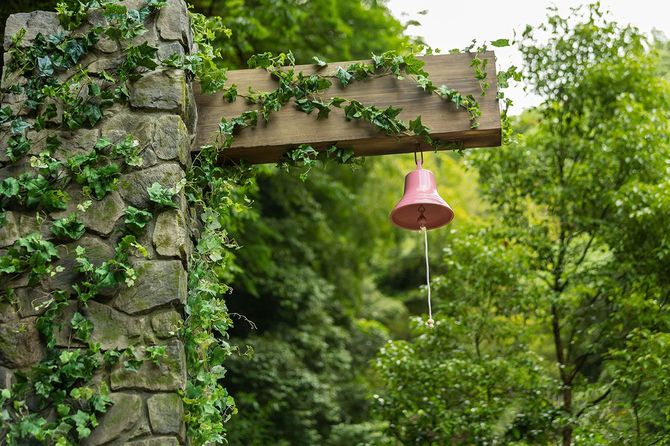 告白を決意した参加者は「あいの鐘」を鳴らす