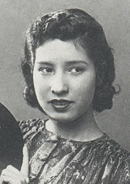 1938年に発売された「支那の夜」宣伝用スチールの渡辺はま子