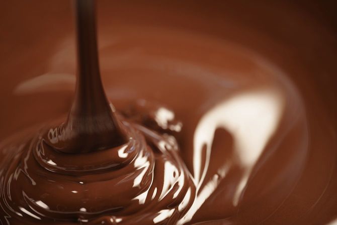 溶かされたチョコレート