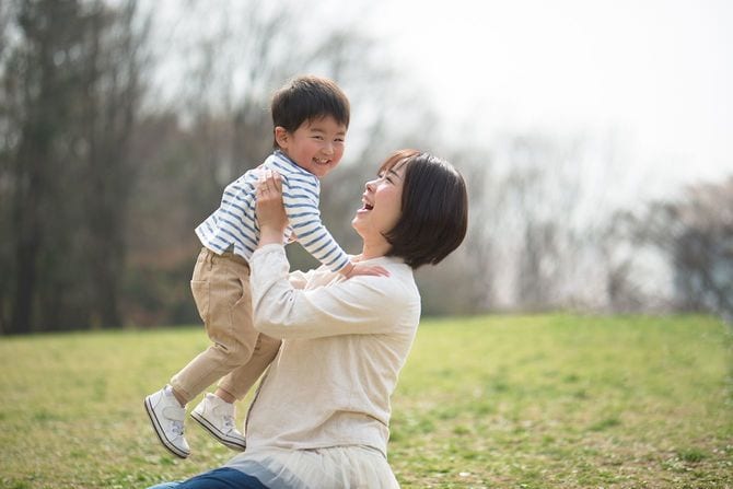 母と子のリラックス