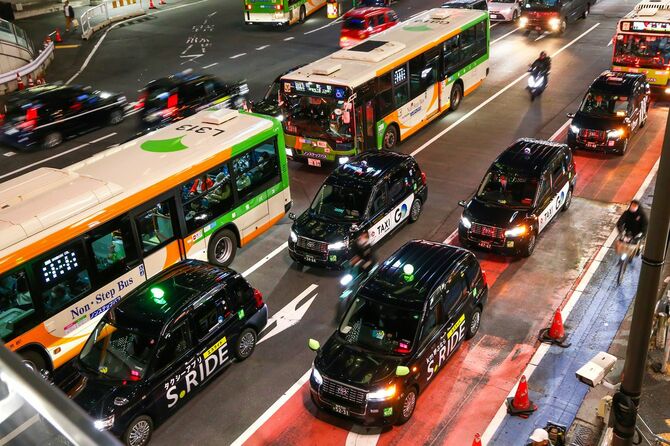 東京都内のバス、タクシー
