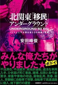 安田峰俊『北関東「移民」アンダーグラウンド　ベトナム人不法滞在者たちの青春と犯罪』（文藝春秋）