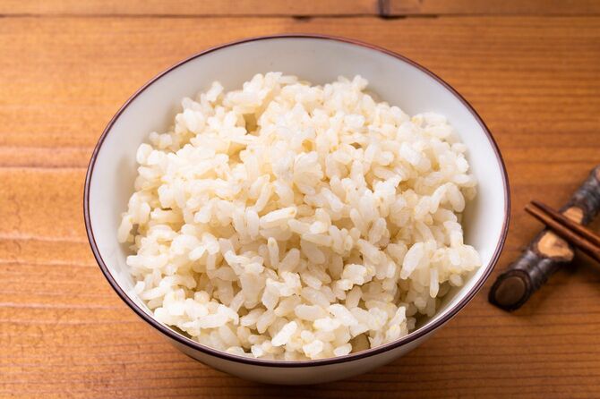 炊飯した玄米