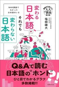 塩田雄大『基礎から身につく「大人の教養」NHK調査でわかった日本語のいま 変わる日本語、それでも変わらない日本語』(世界文化社)