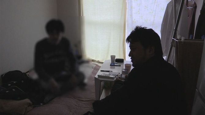 男性が住むことになったマンションの一室