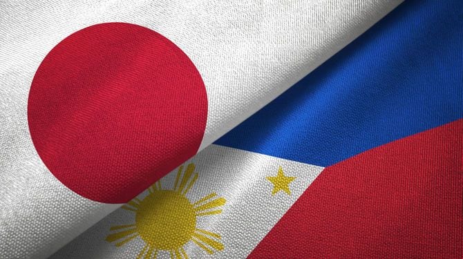日本とフィリピンの国旗