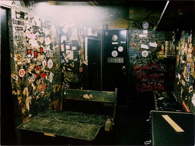 旧新宿ロフトの楽屋