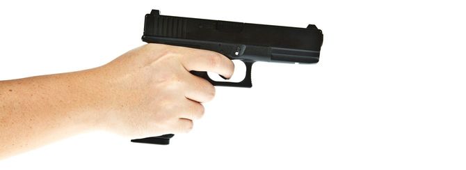 プラスチック製のエアソフトガン