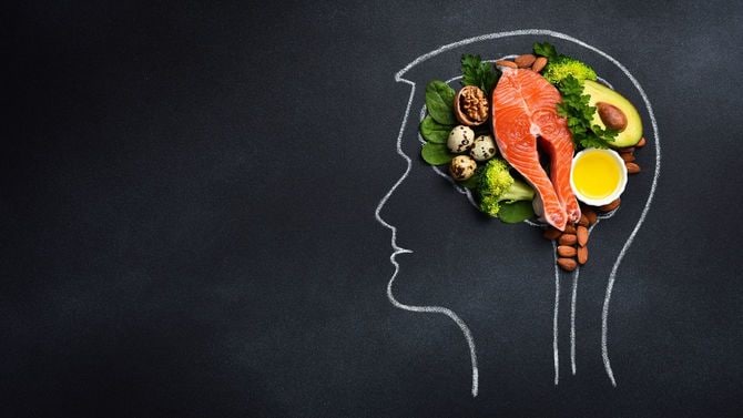 脳のための健康な食材のイメージ