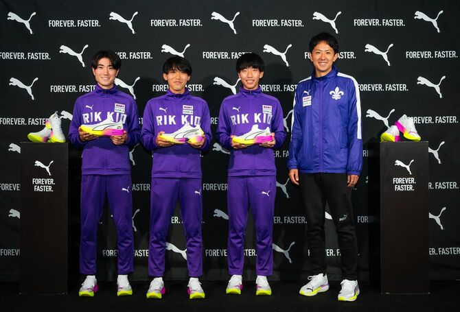 立大がパートナー契約する「プーマ」のイベントで