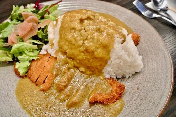 ワガママのchicken katsu curry