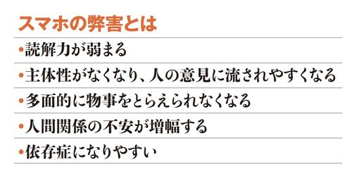 スマホの弊害とは