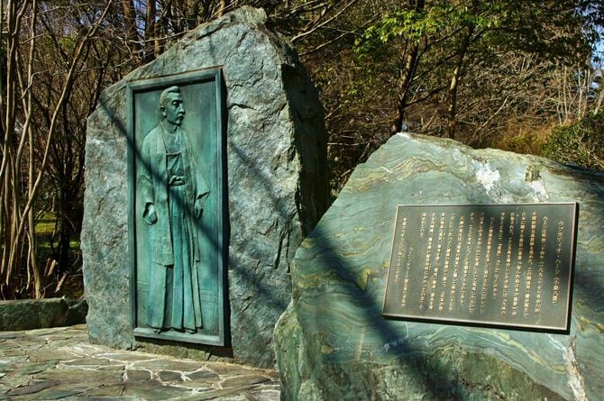 熊本にある小泉八雲の碑