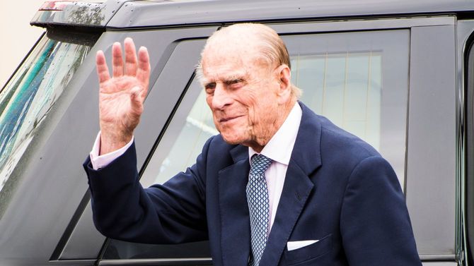 2016年に北アイルランドを訪問した際のフィリップ殿下